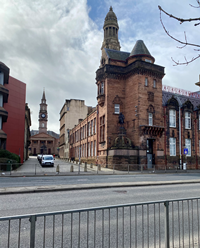 William Street, Greenock, site of new A8 crossing linking to Custom House Way